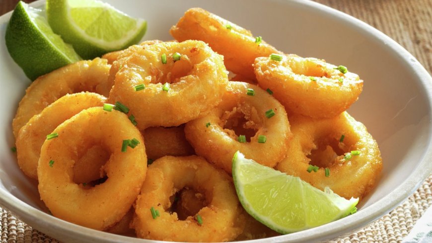 Calamares a la Romana Rezept: Frittierte Tintenfischringe nach römischer Art