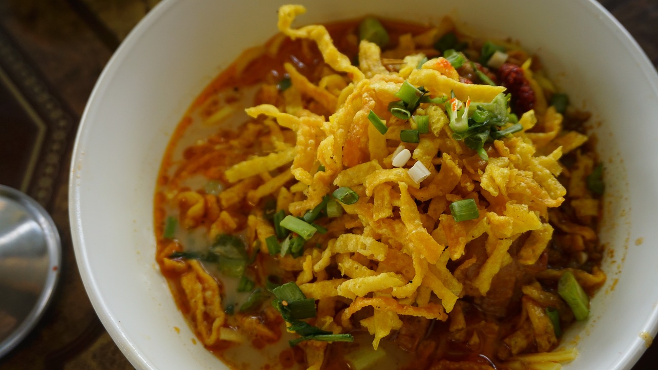 Serving and Enjoying Khao Soi