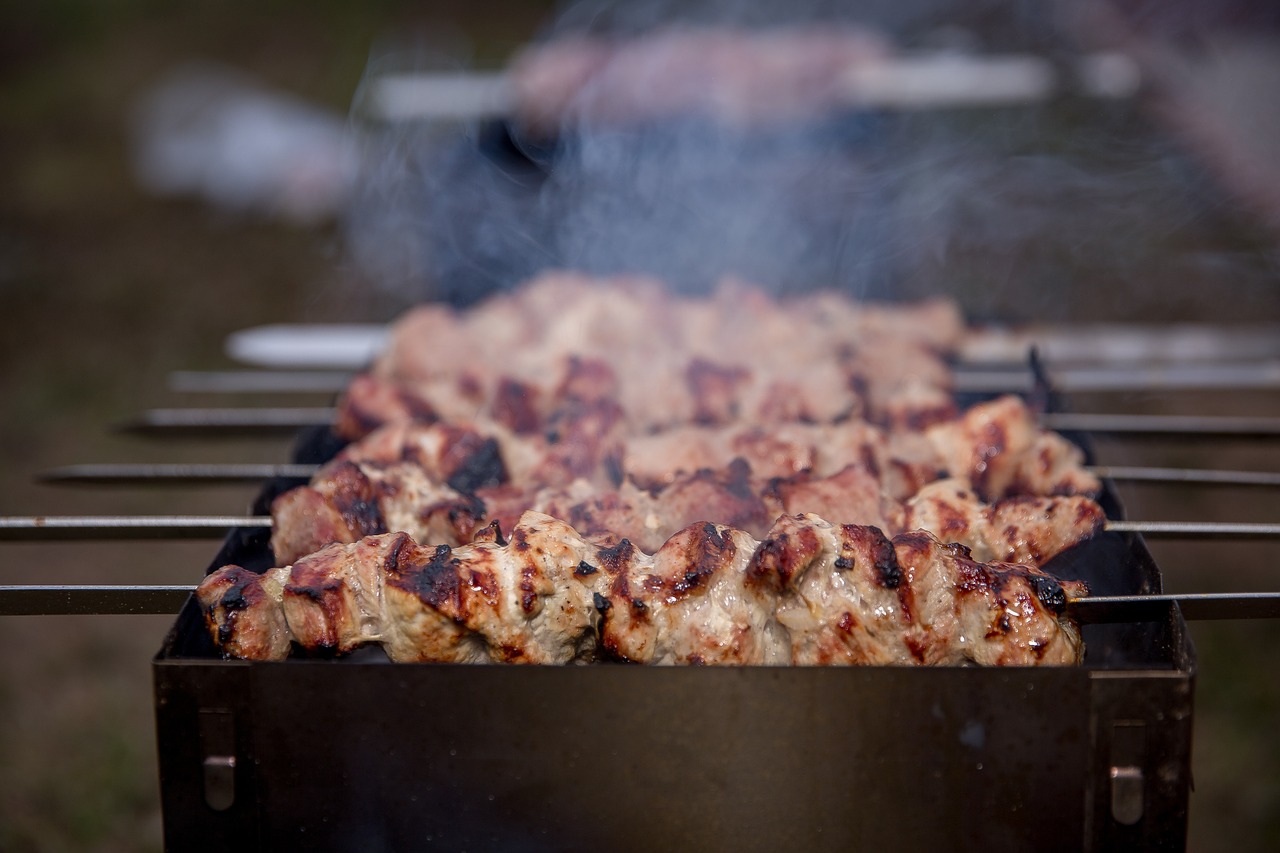 Souvlaki: Grilled Greek Skewers of Meat