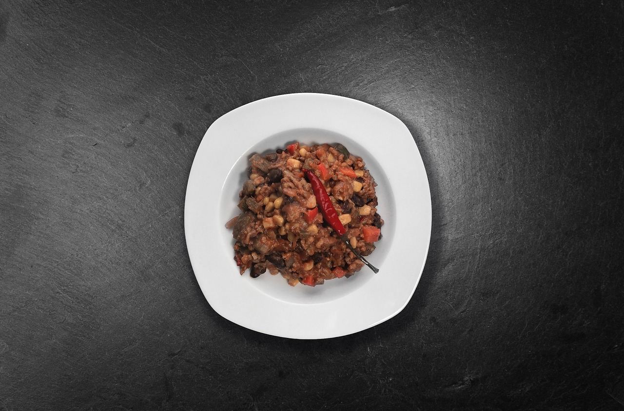 Chili con Carne Americano: Chili Mexicano Picante e Carnudo