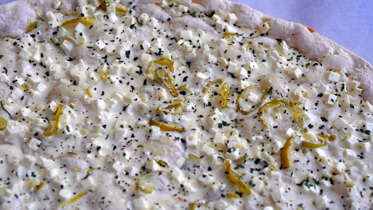 Mediterranean Delicacy: Greek Pizza Recipe with Olives and Feta