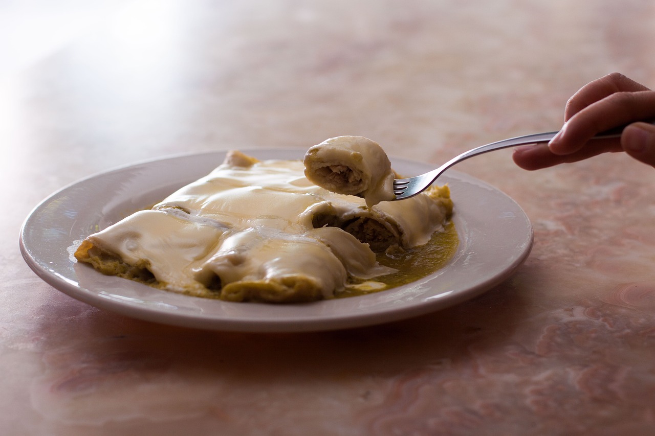 Enchiladas Verdes: Green Enchiladas with Chicken and Salsa Verde