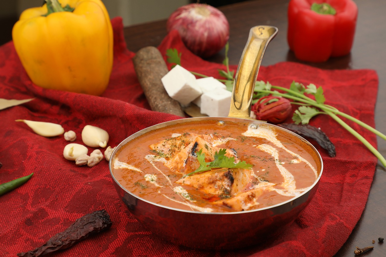 Preparación de Saag Paneer