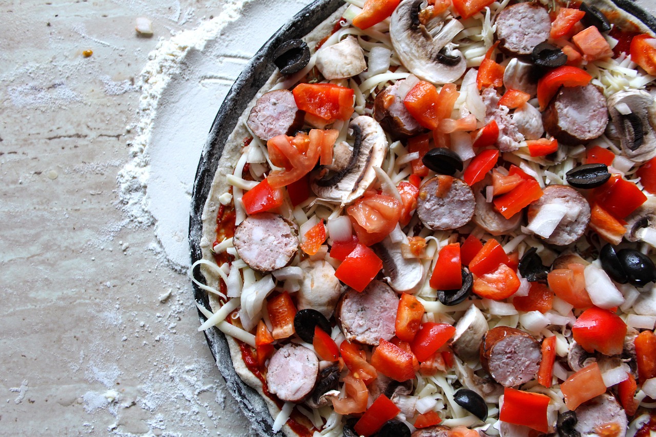 Pizza de Champiñones y Queso Azul: Combinación Perfecta