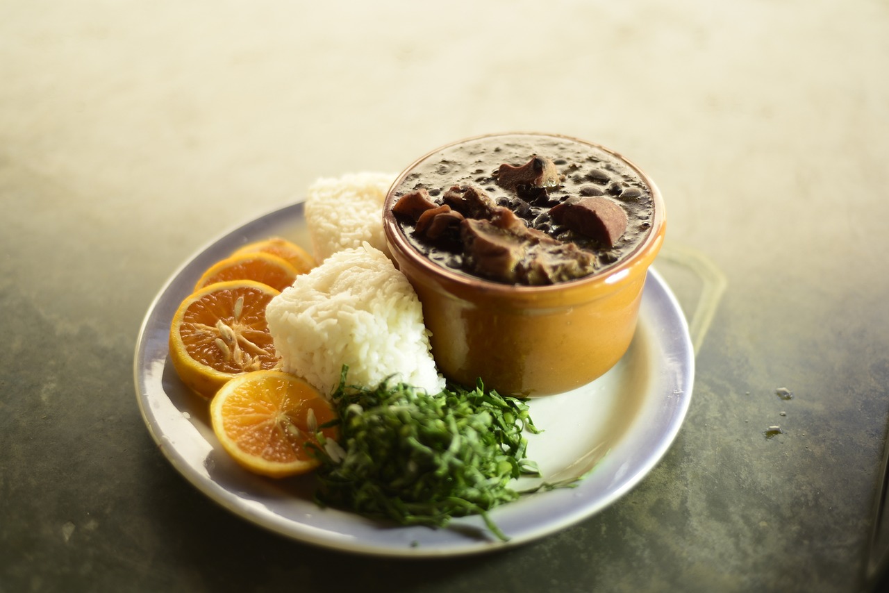 Brazilian Feijoada: A Magnificent Dish with Dark Beans and Pork Meat