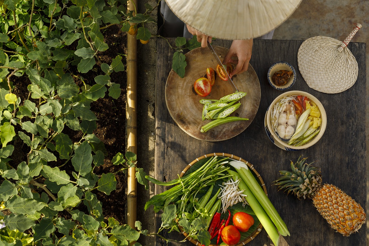 Serving Vietnamese Summer Rolls