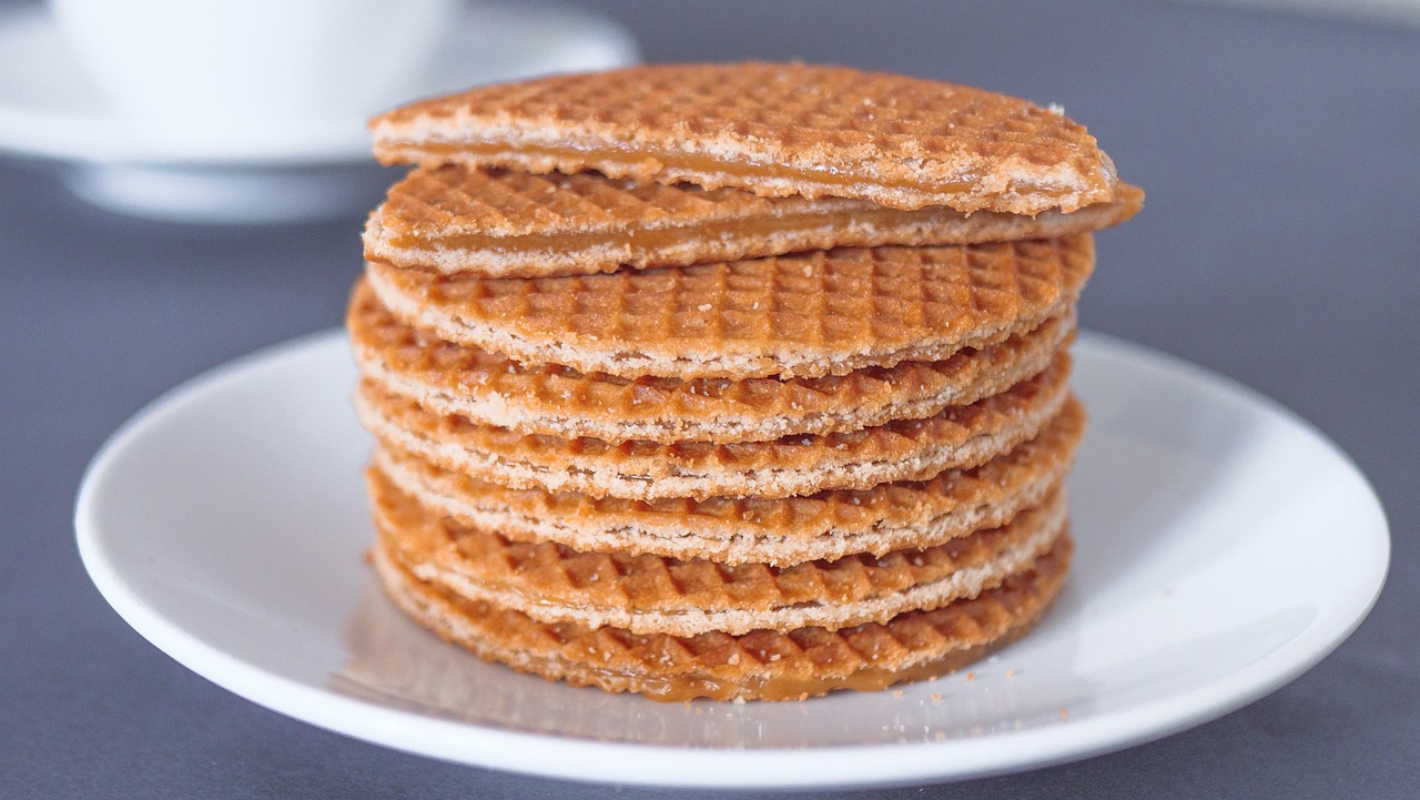 Niederländische Stroopwafel-Wunder: Karamellgefüllter Genuss