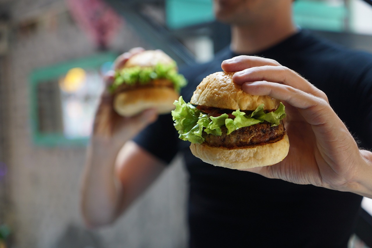 Preparación de la hamburguesa de champiñones