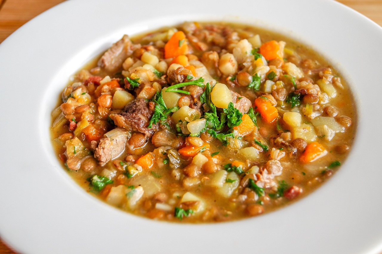 German Linsensuppe