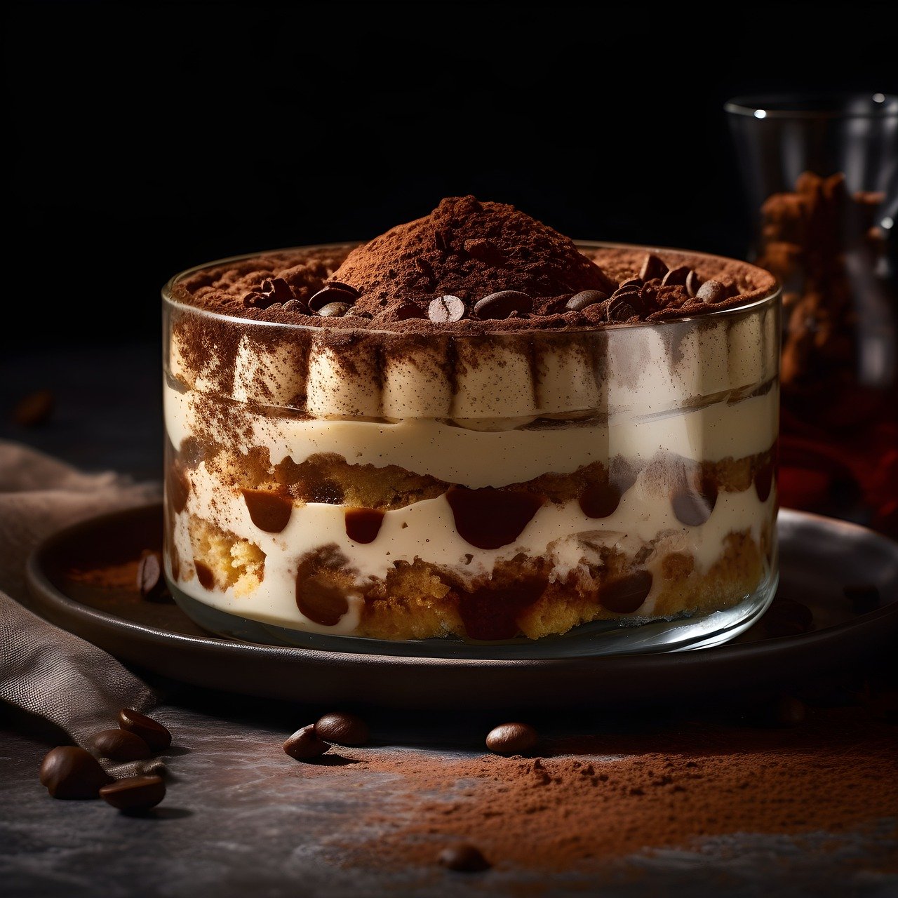 Schichtung des Tiramisu