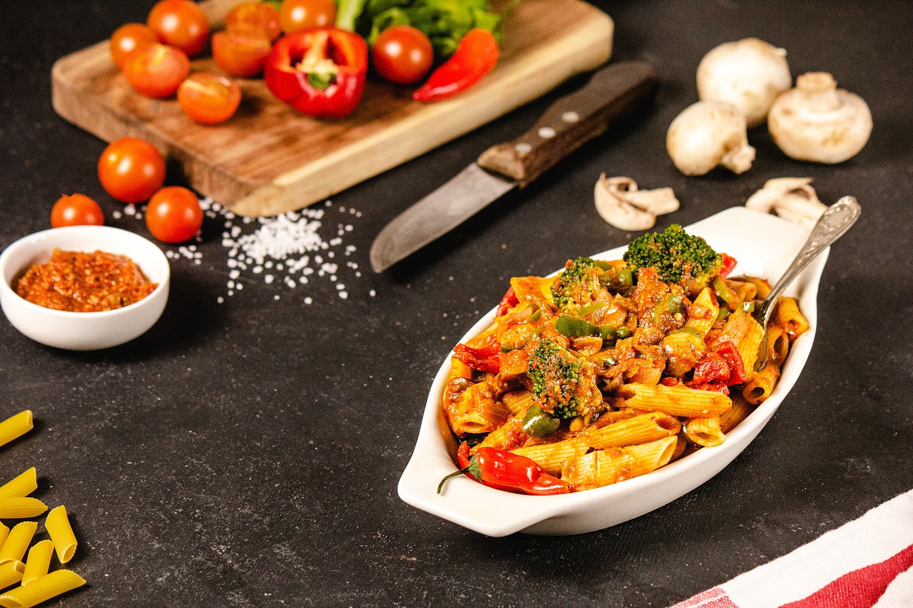 Pasta Primavera: Color y Nutrición en Cada Bocado