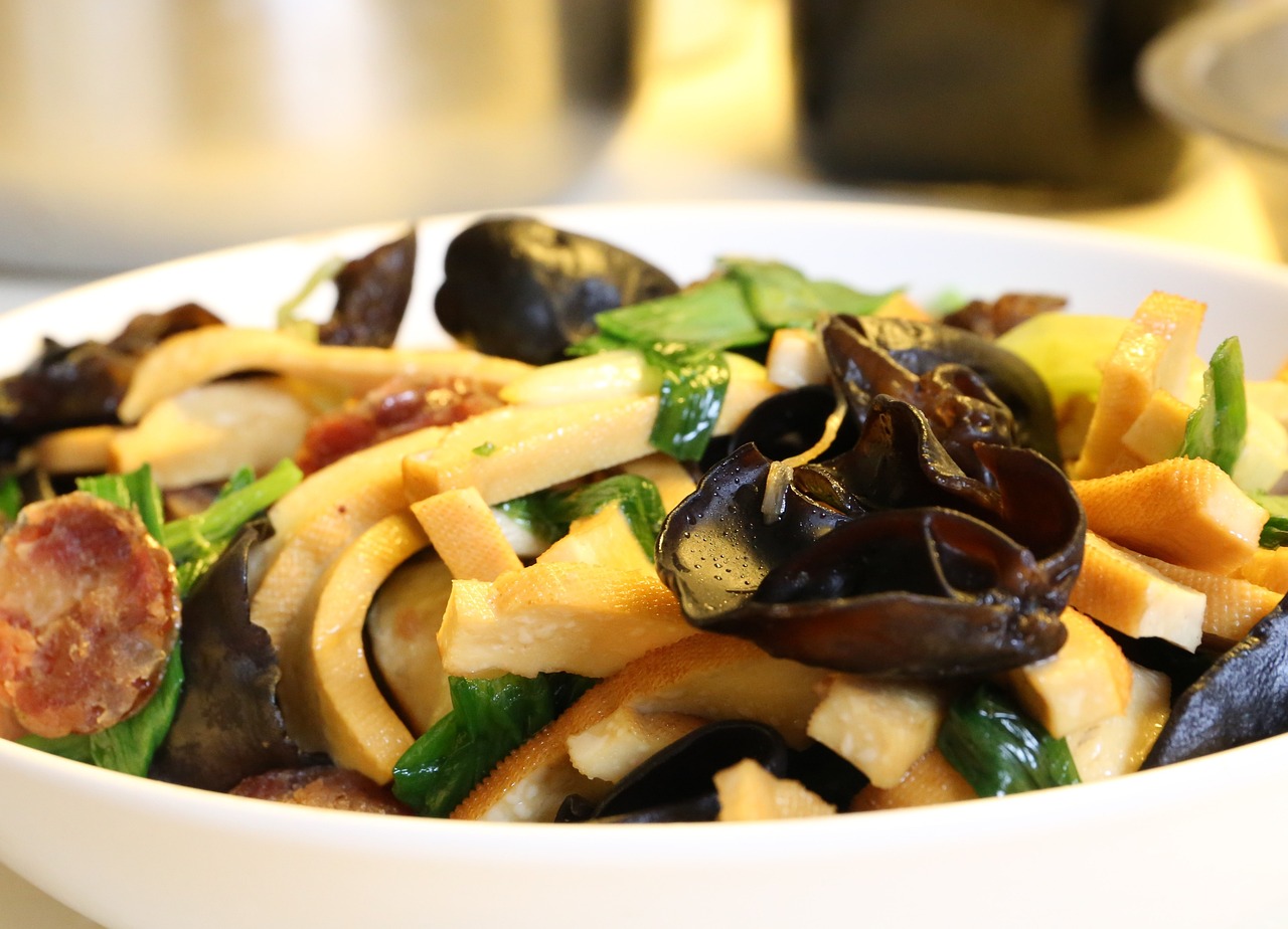 Ingredients for Gong Bao Tofu