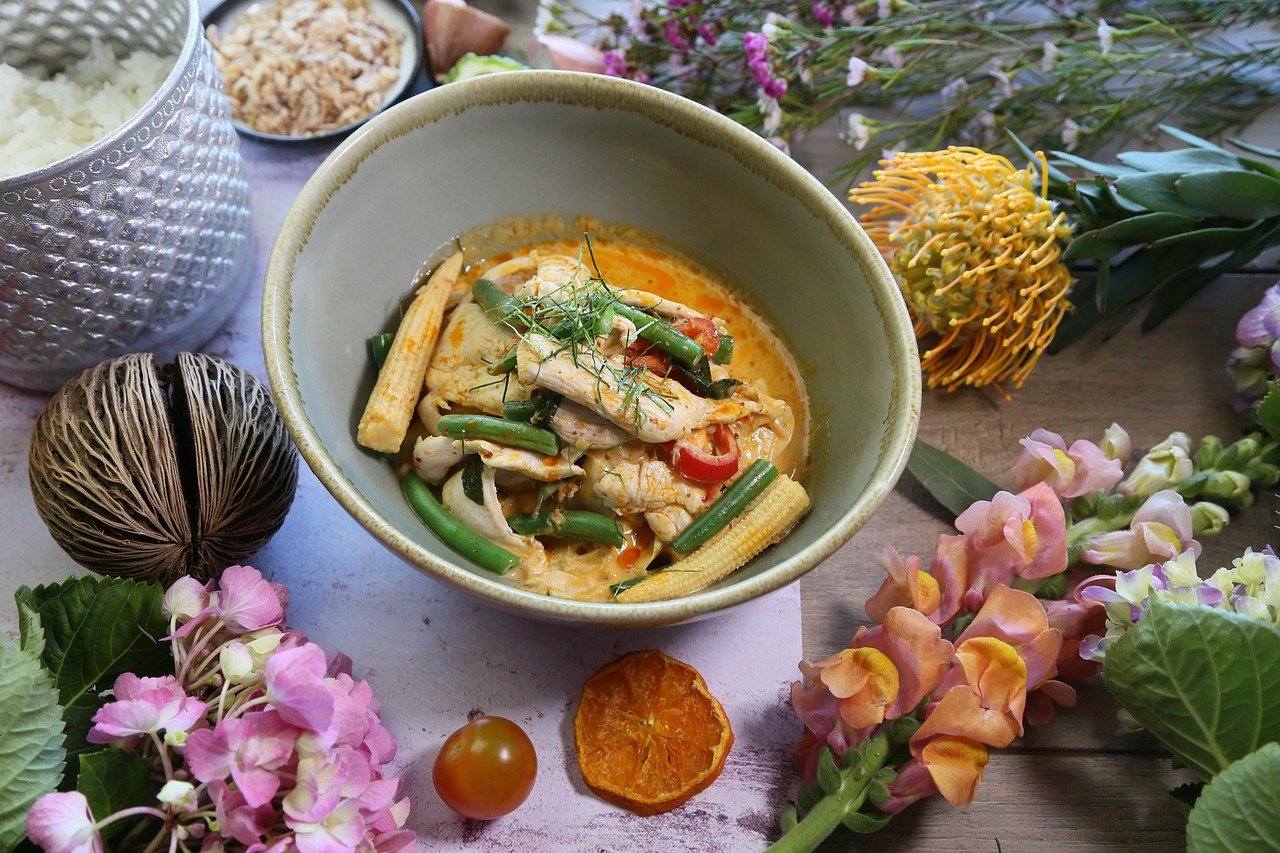 Ingredients for Panang Curry Beef