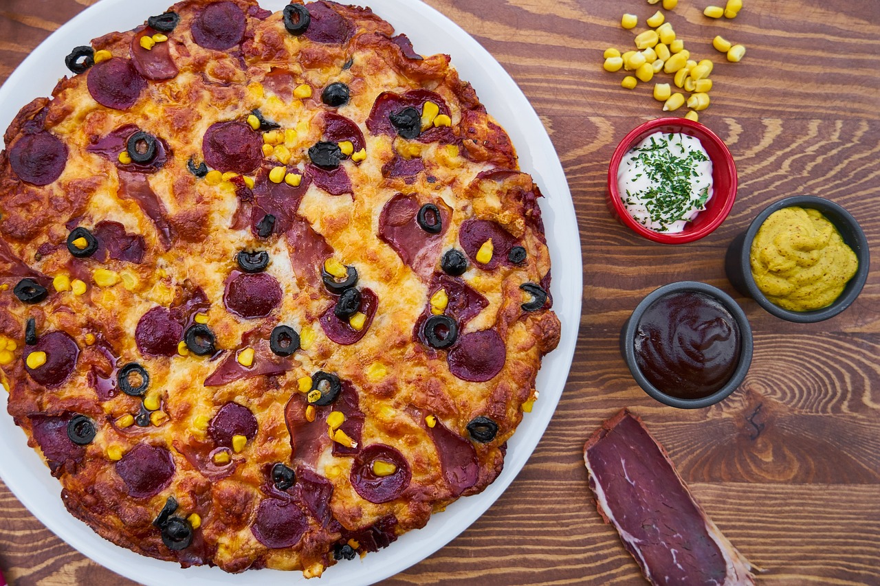 Pizza Barbacoa: Ternera, Cebolla y Salsa BBQ